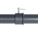 XM Fitness Black Steel Swiss Bar Angled