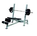 York STS Olympic Decline Bench w/ Gun Racks
