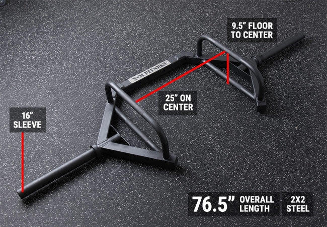 XM Fitness Step Through Olympic Hex / Trap Bar