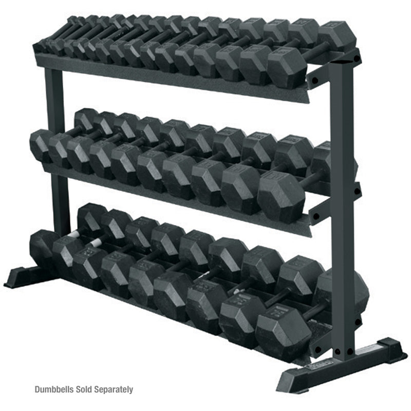York Pro Hex Dumbbell Rack Dotmar Fitness1