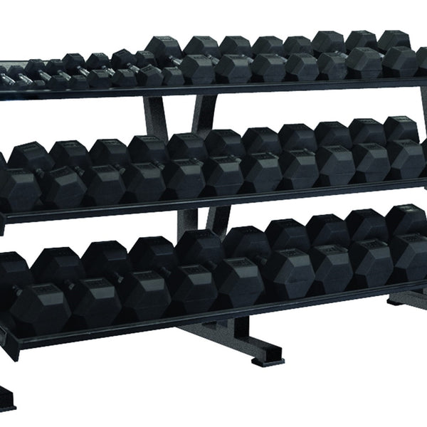 York 3 2025 tier dumbbell rack