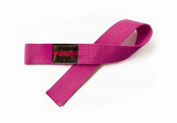 Grizzly Lifting Straps Pink