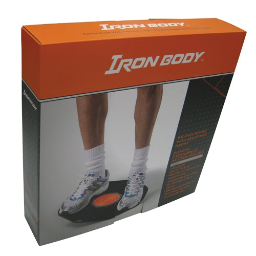 Iron Body Balance Board with Adjustable Height in box