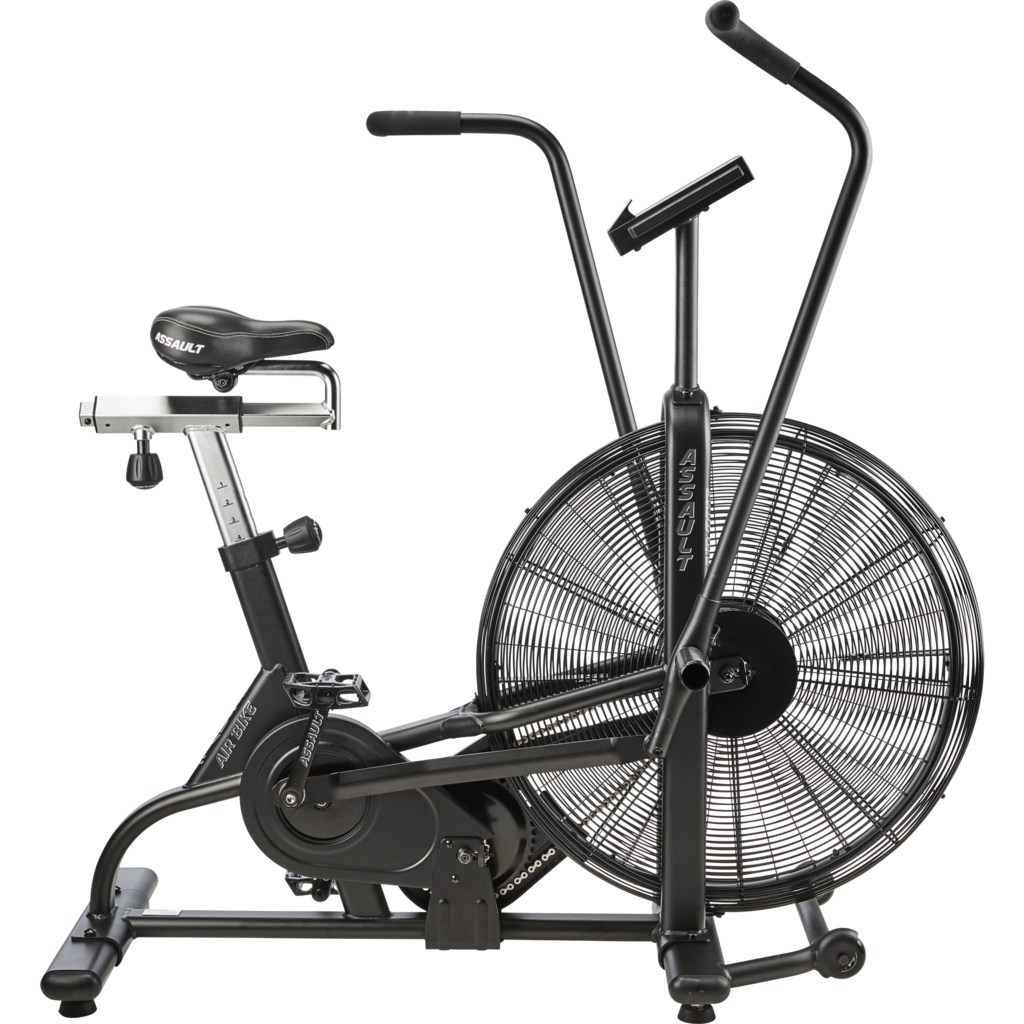 Air Assault Bike, Grey Frame, moving handles 