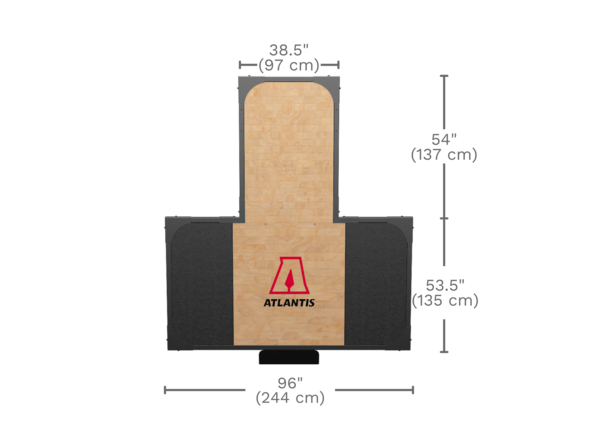Atlantis Platform with Hardwood Surface (C511 & RS611)