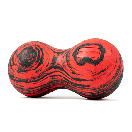 CFX Red and Black wave Peanut Foam Massage Roller
