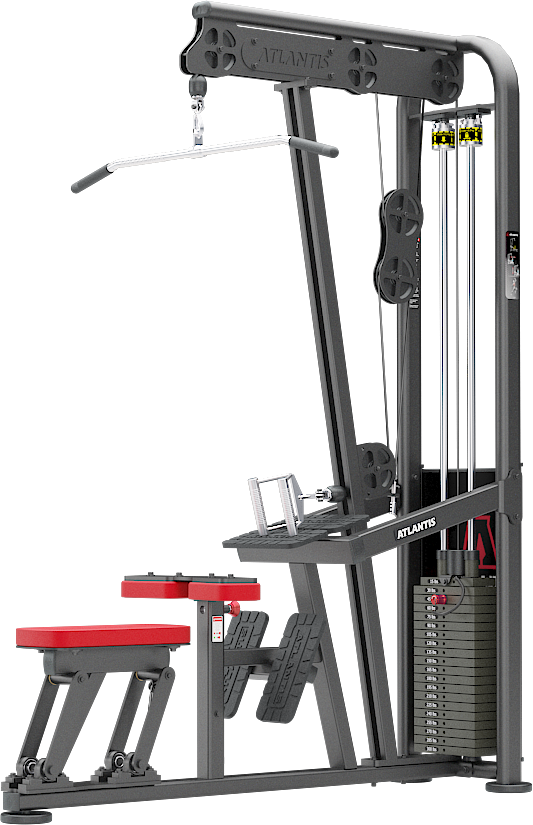 Atlantis Lat Pulldown / Low Row Combo (Heavy Stack)
