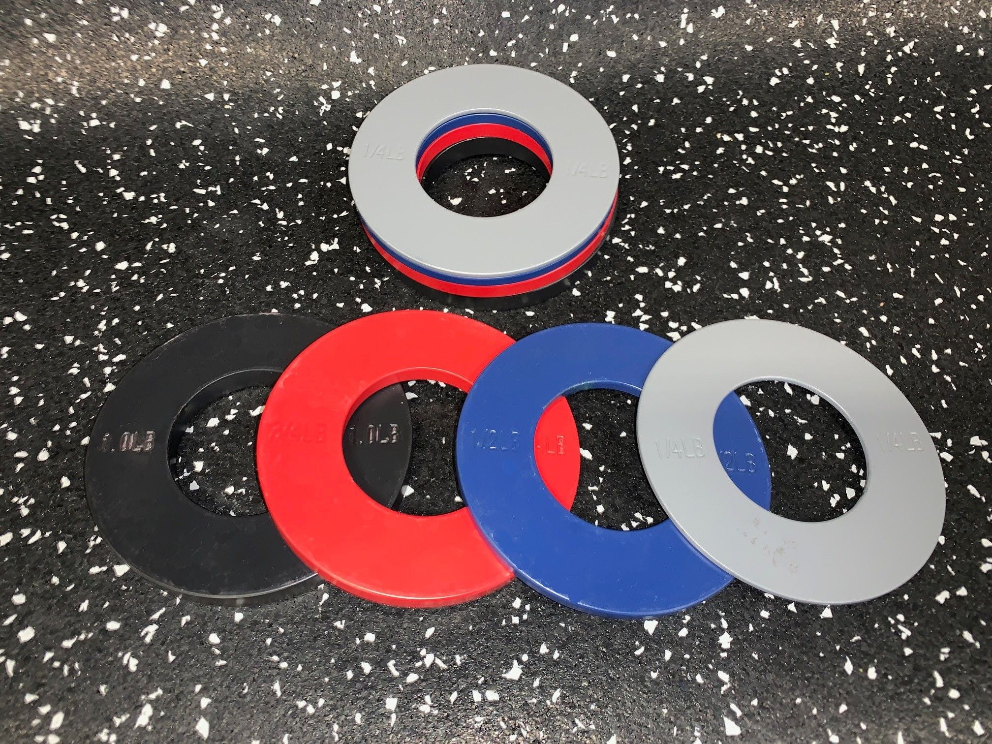Fractional Plate Set laid out