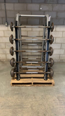 Used Intek Barbell Set with Atlantis Rack