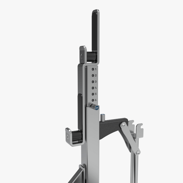 Eleiko IPF Powerlifting Squat Stand/Bench Combo adjustments