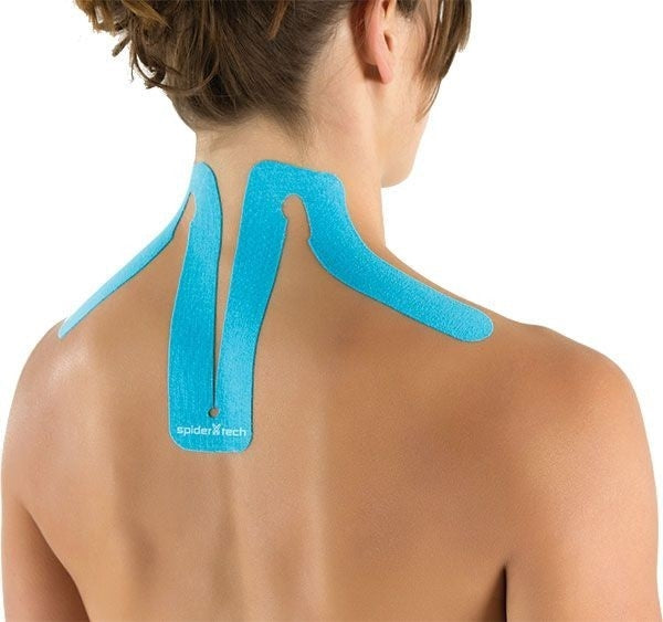 Spider Tech Kinesiology Tape Neck