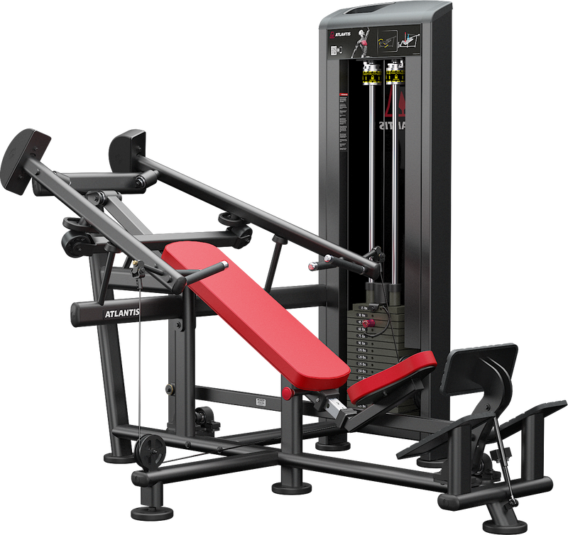 Atlantis P 143 Incline Converging Chest Press Dotmar Fitness