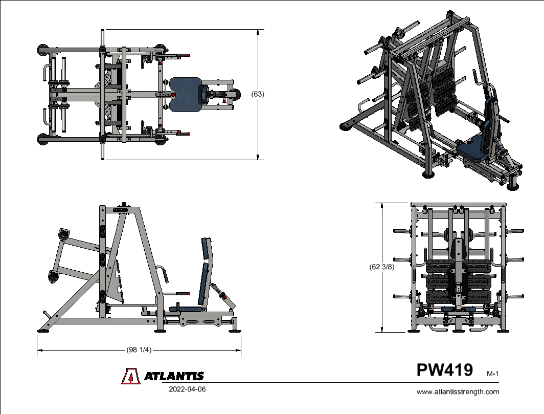 Atlantis Unilateral Leg Press Pro