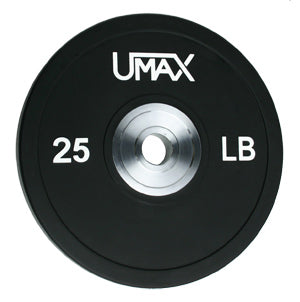 Umax Olympic Training Bumper Plate Black
