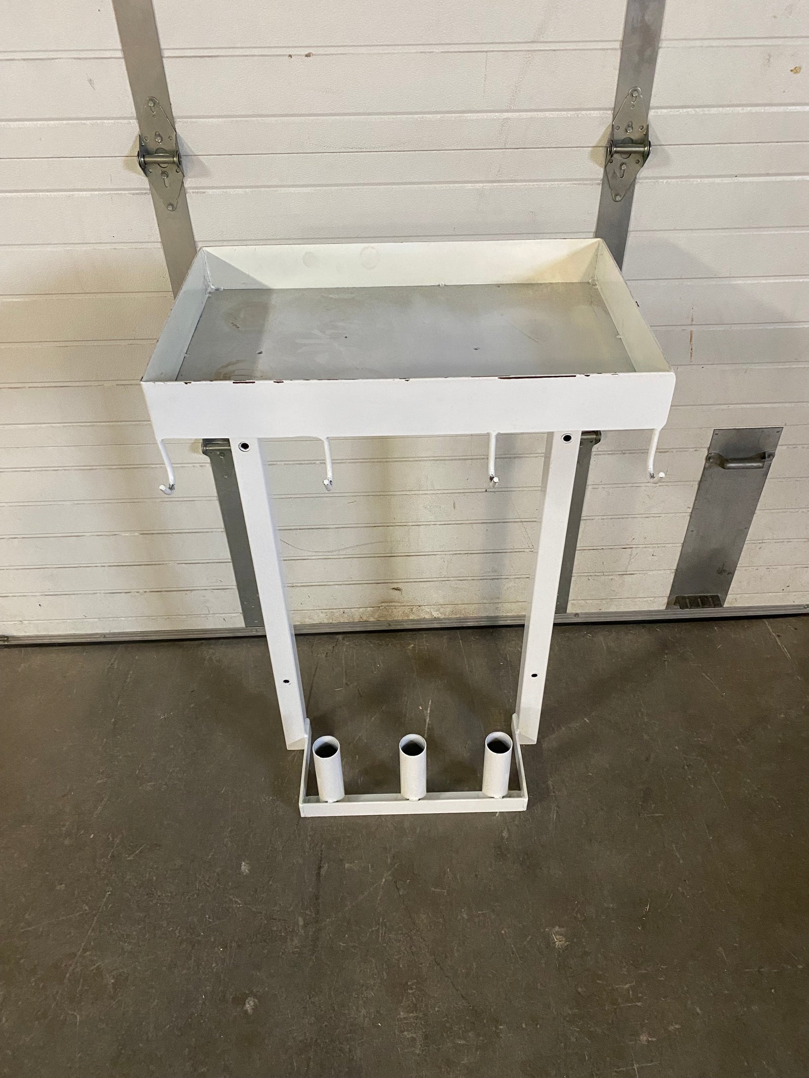 Used wall mounted accessory rack | Dotmar Fitness