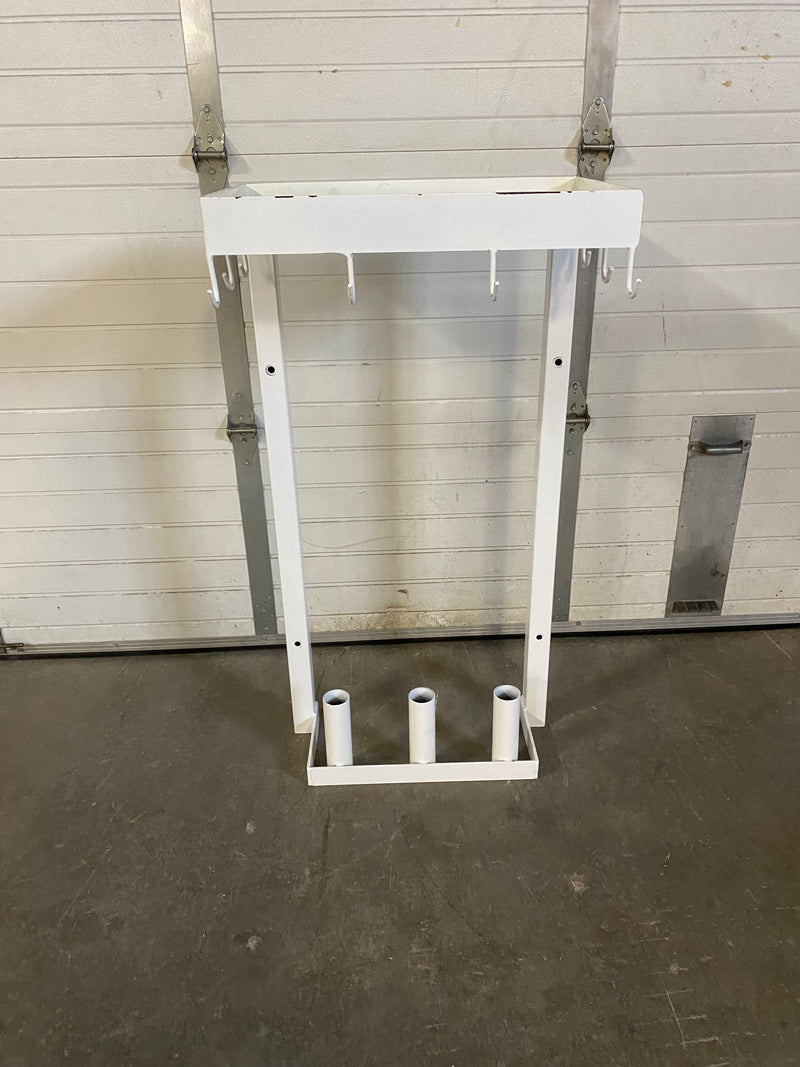 Used wall mounted accessory rack | Dotmar Fitness