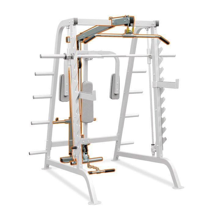 Vo3 Impulse Half Rack with Lat/low row  Attachment