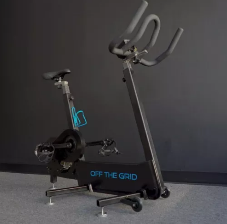 Stationary bike that generates electricity sale
